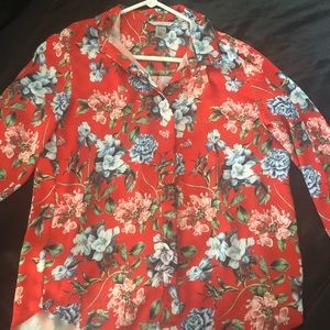 H&M Flowered Blouse
